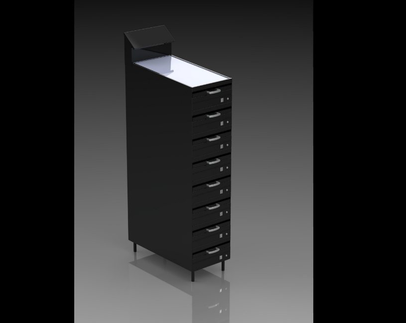 8-tray dehydrator render
