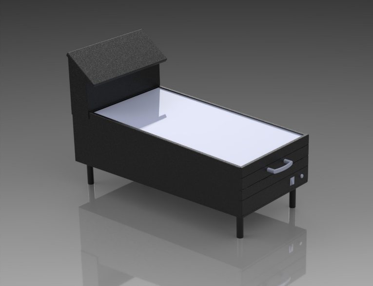 Single tray SHIKHAR dehydrator render