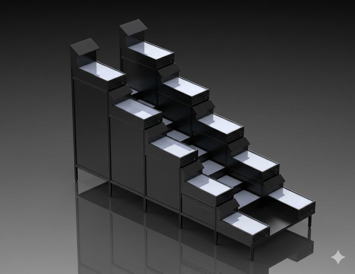 10-tray standard model dehydrator render